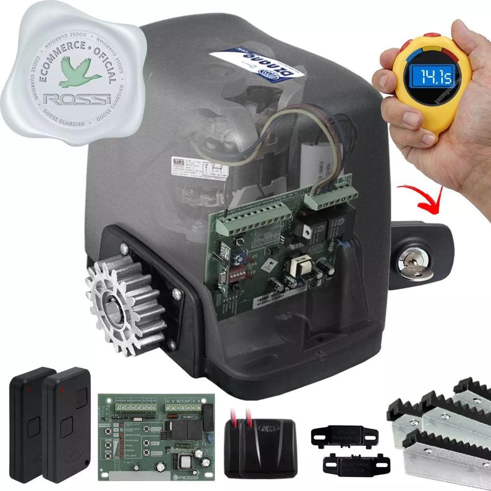 Kit Motor Rossi 1 Dz Nano Turbo 4 Crem 2 Control 2 Txcar 600kg