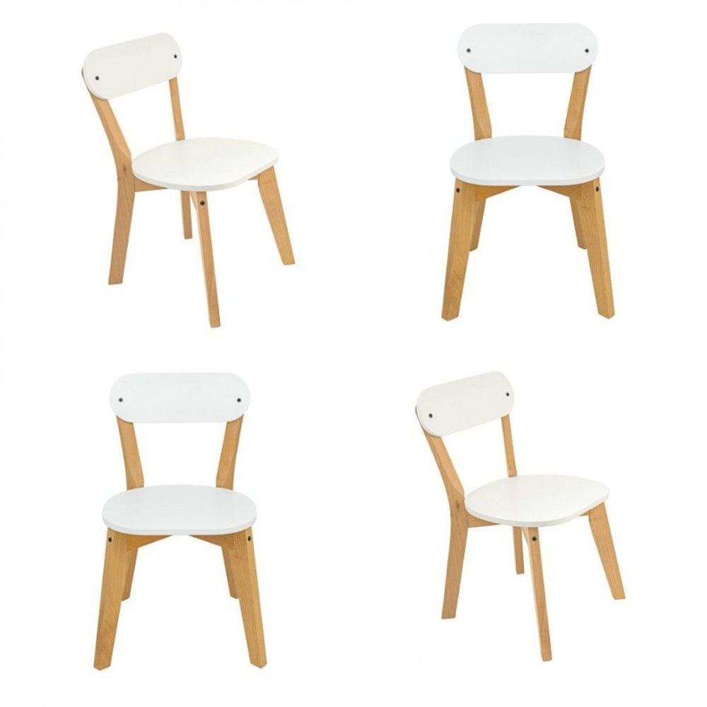 Kit 4 Cadeiras Antonella Gamma Móveis Branco