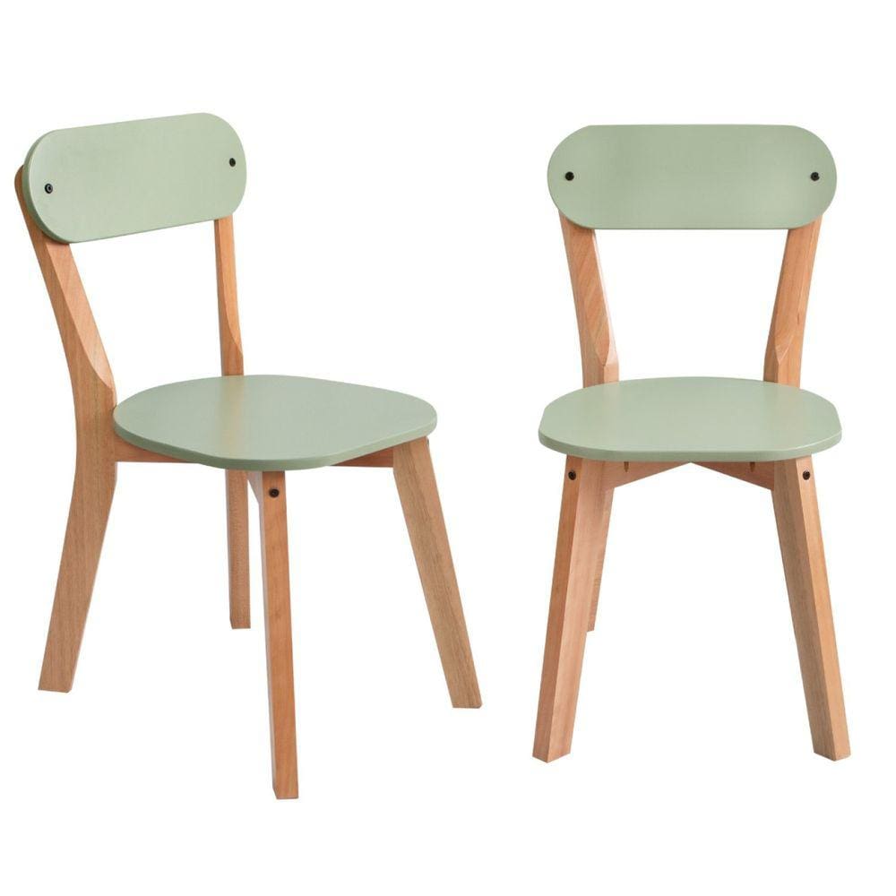 Conjunto 2 Cadeiras Antonella Gamma Móveis Verde