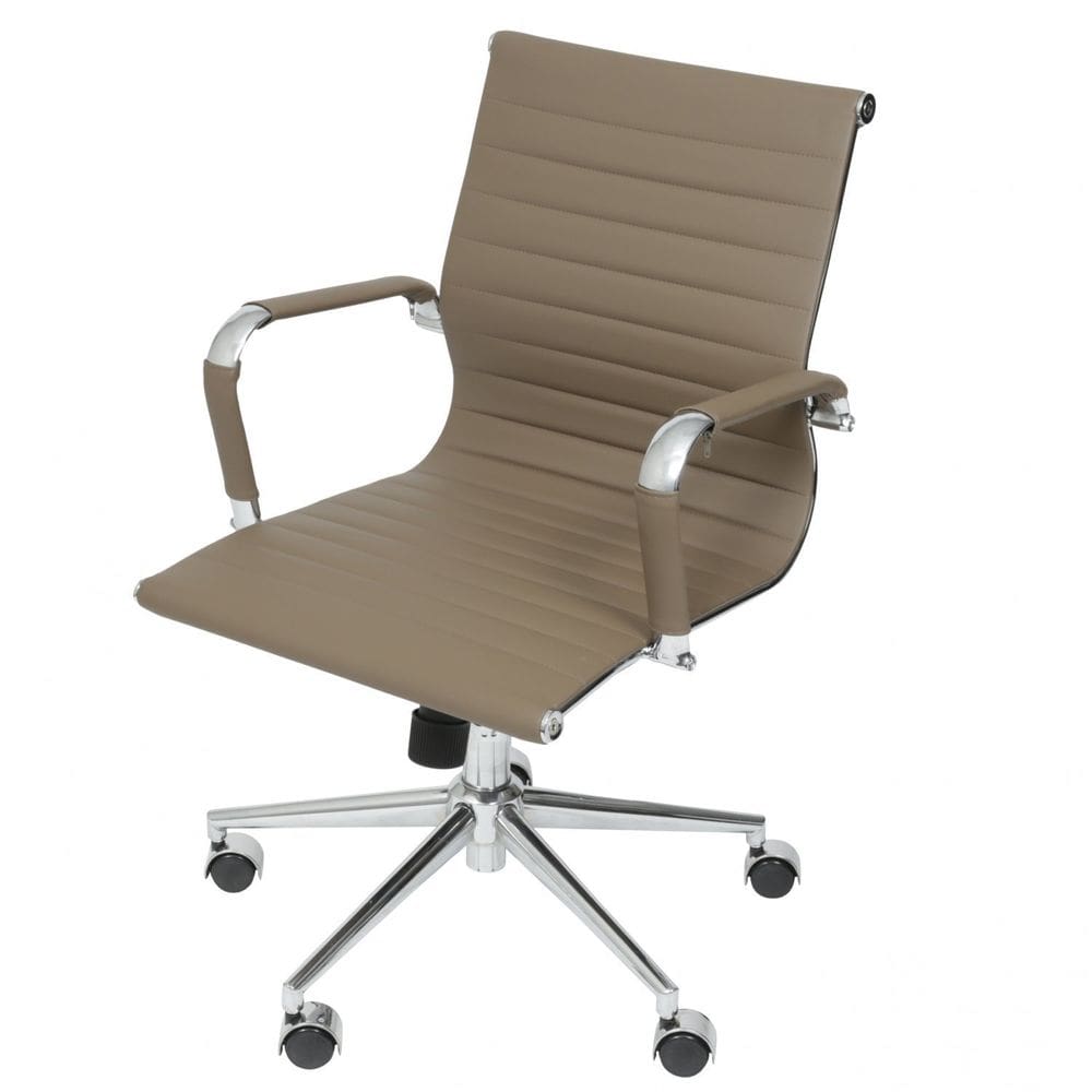 Cadeira para Escritório Diretor Esteirinha com Relax Sintético 3301 Or Design  Cinza