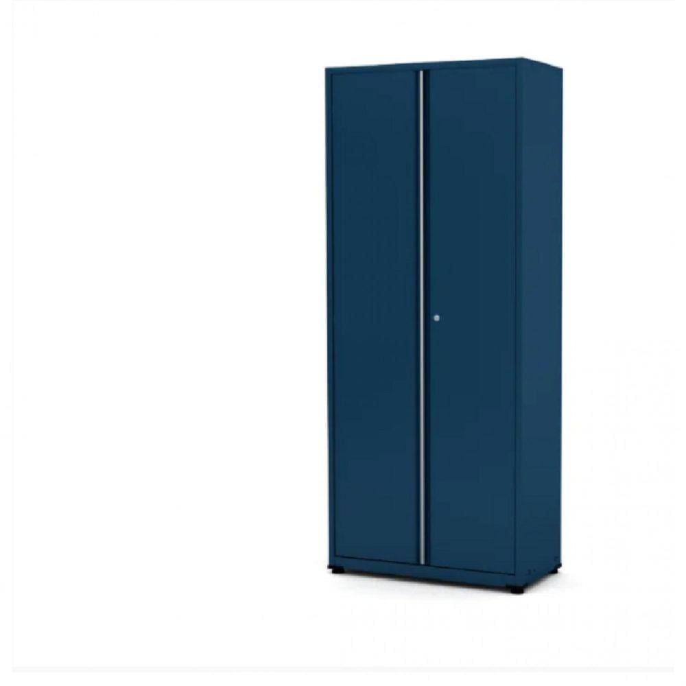 Armário de Aço 2 Portas 3 Prateleiras AP408SL Pandin Móveis Azul Del Rey