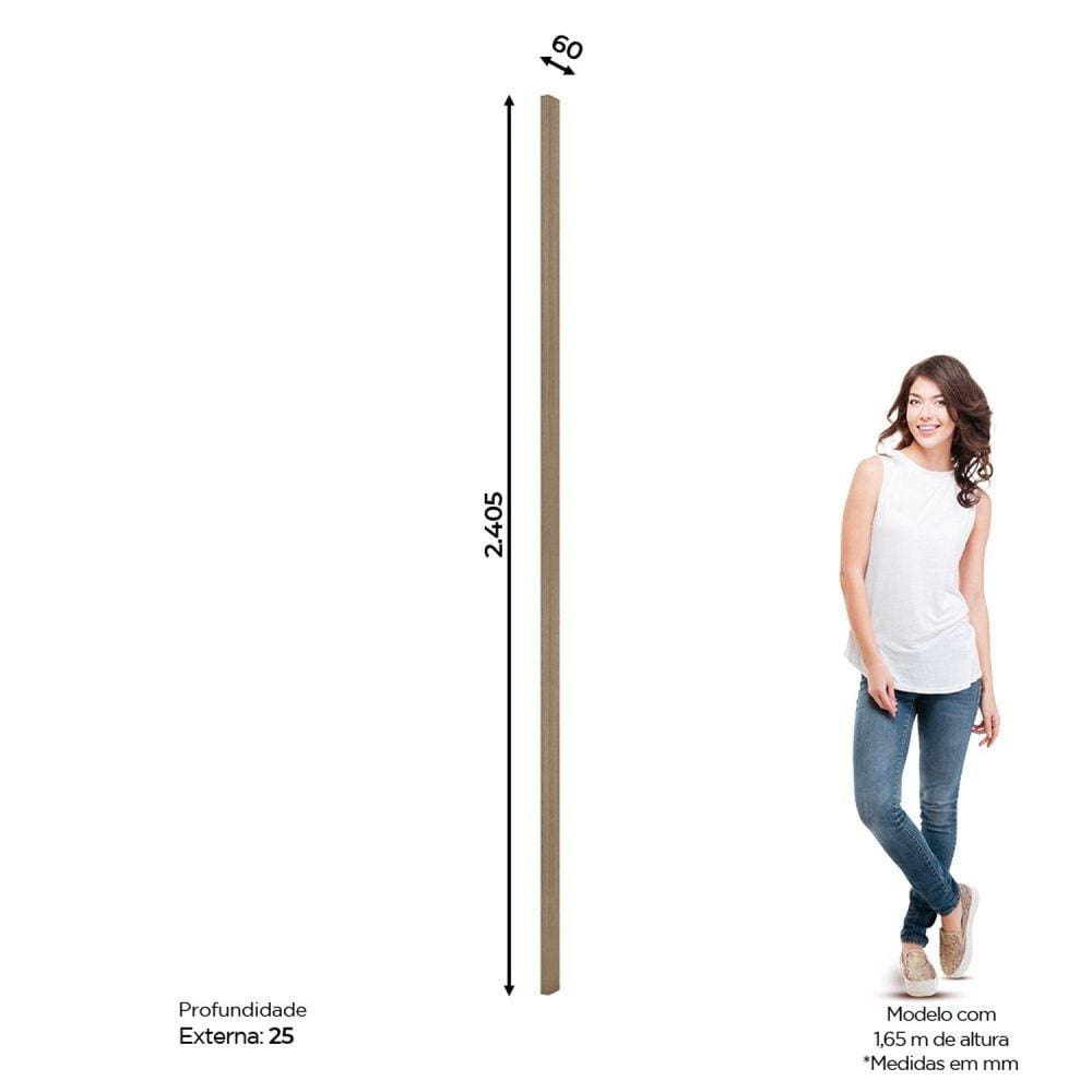 Fechamento Lateral 2,5 cm Seletto Henn Jequitiba