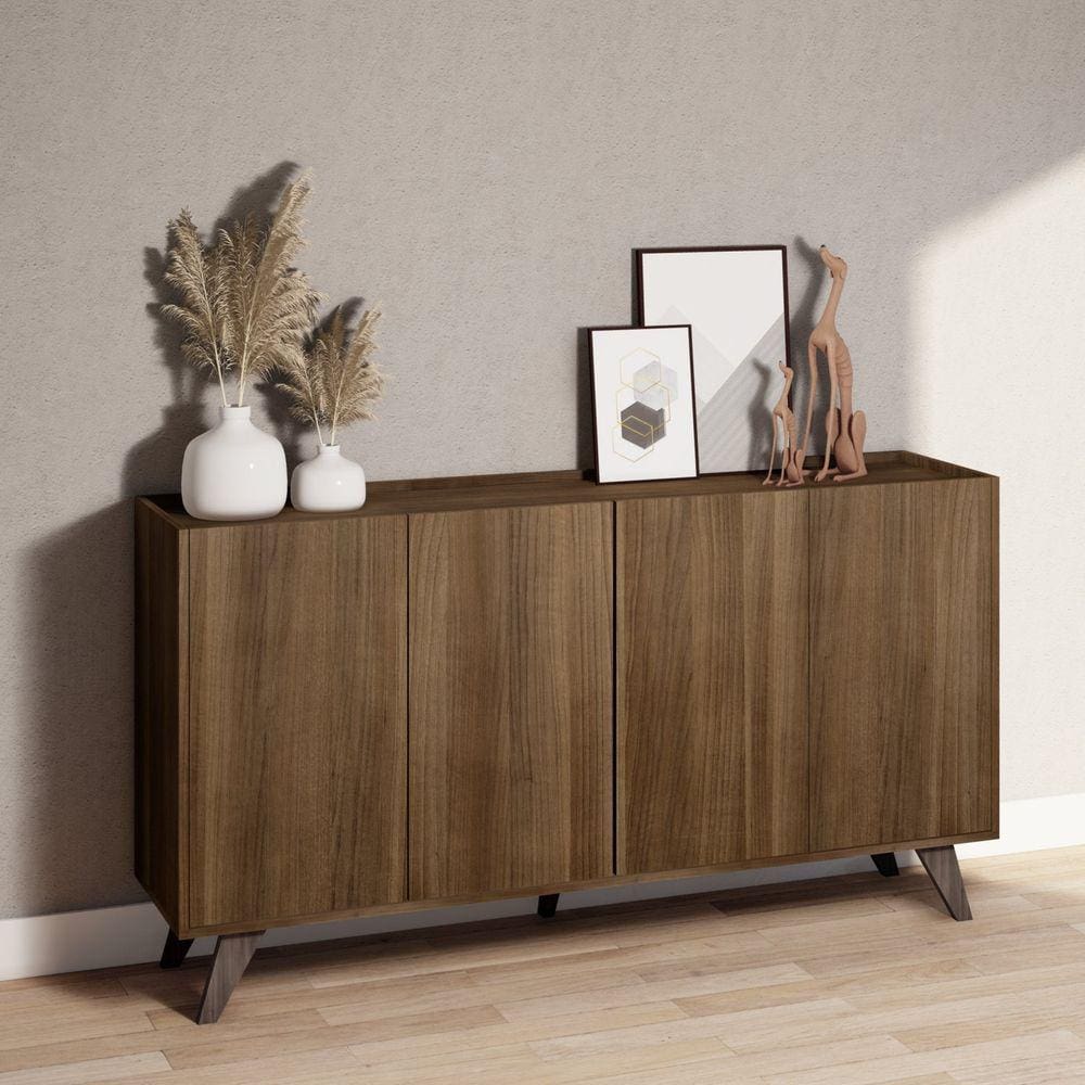 Buffet 4 Portas 148,5cm Monterrey Estilare Madeirado