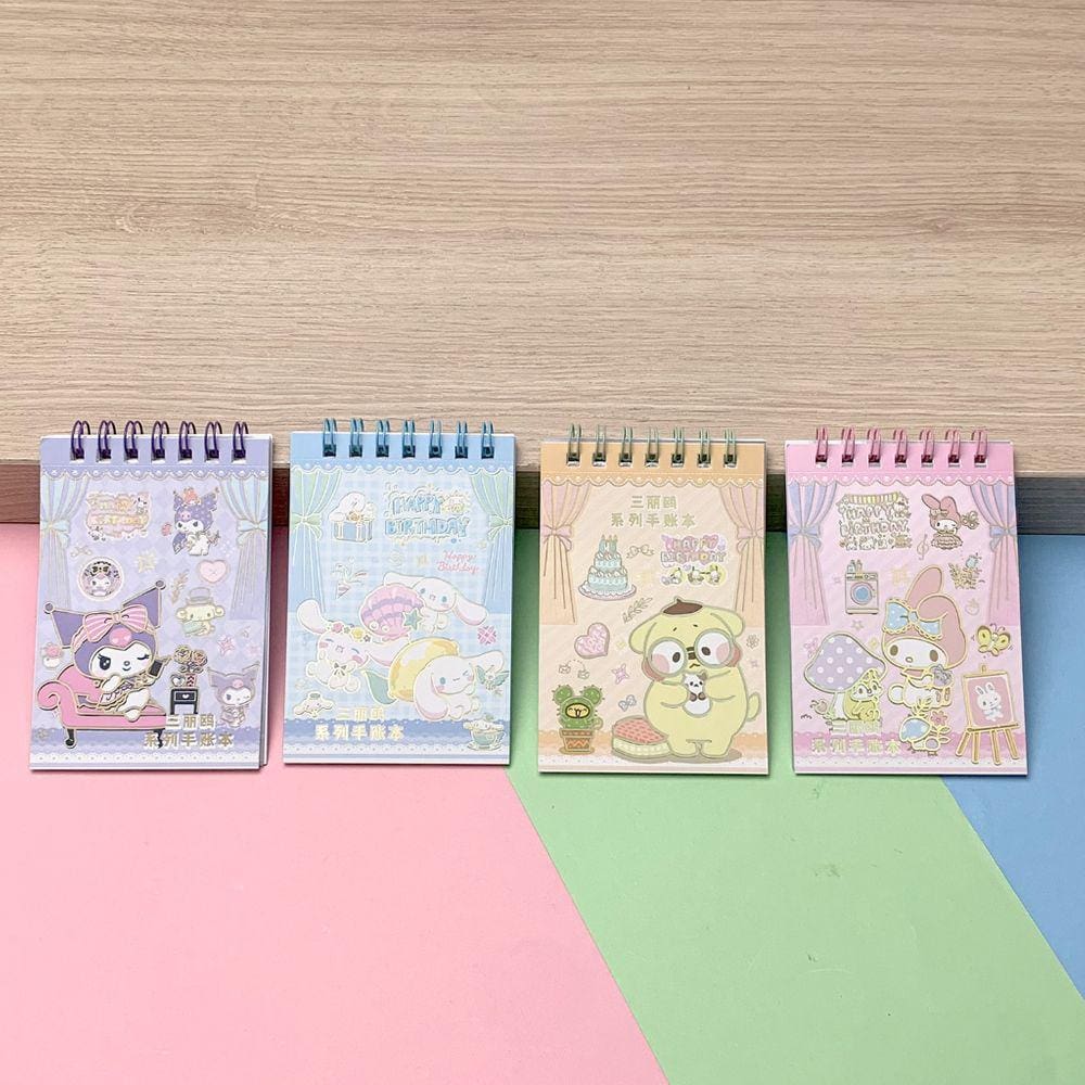 Bloco de anotacoes e Adesivos Kawaii Impermeavel - Papelaria Fofa Cute Girl