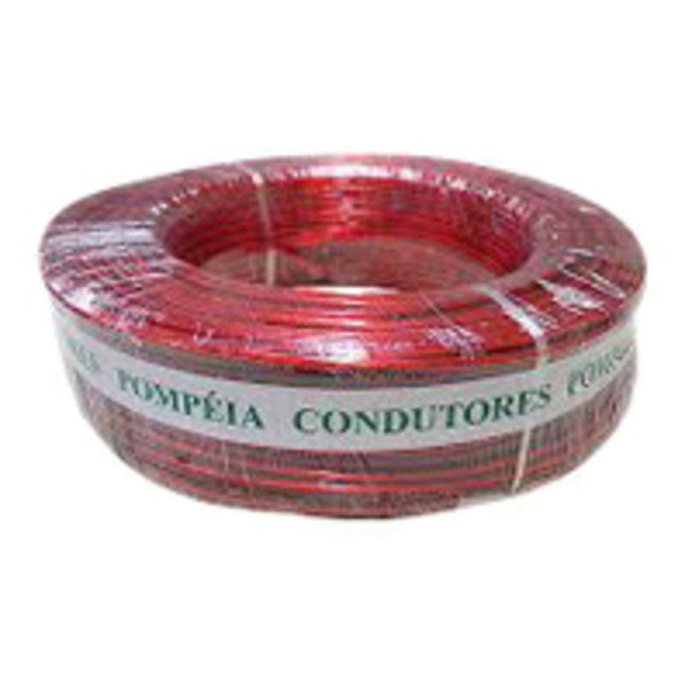 Fio Cabo Auto Plastic Pompeia Profissional 16,00 MM Rolo com 25 Metros