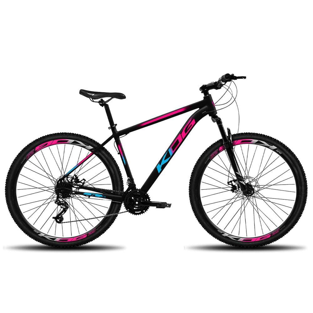Bike KOG 21 Marcha Bicicleta Aro 29 Feminina Freio a Disco