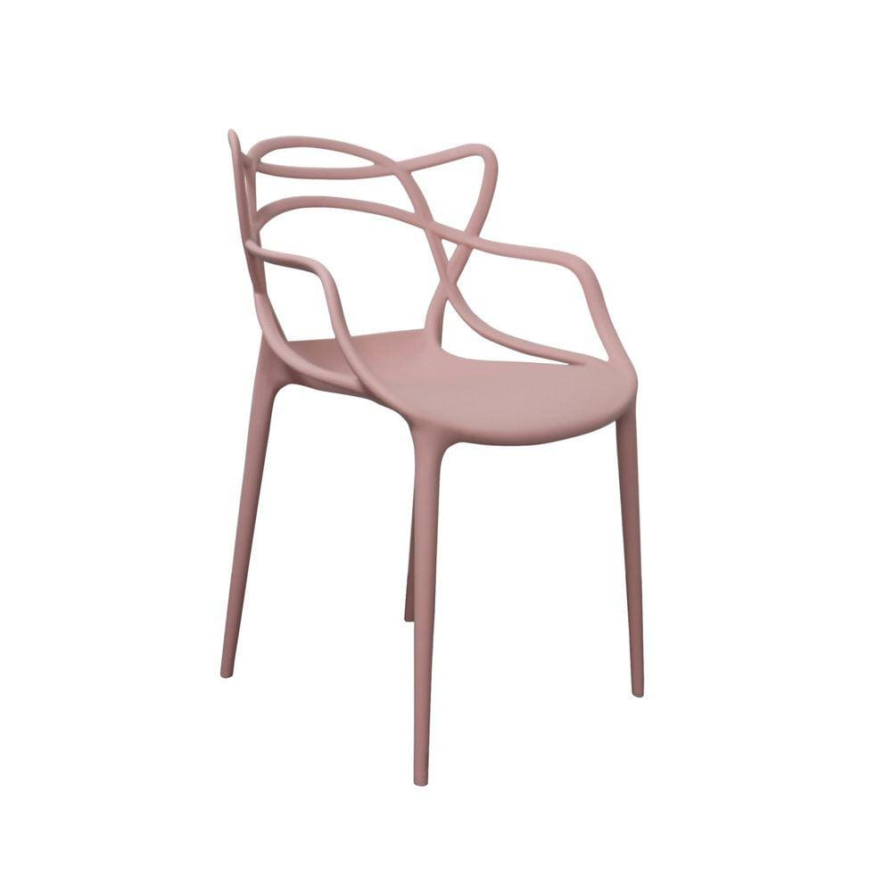 Cadeira Polipropileno Aviv Fratini Rose