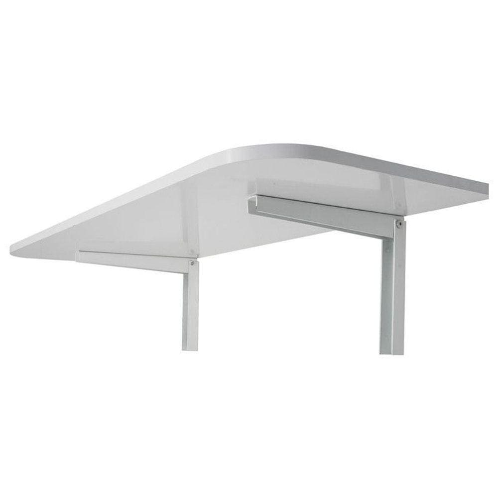 Mesa Retrátil De Parede Cozinha Suspensa Dobrável Cor E Tamanho:Branca 100X50;Material Da Tampa:Mdp