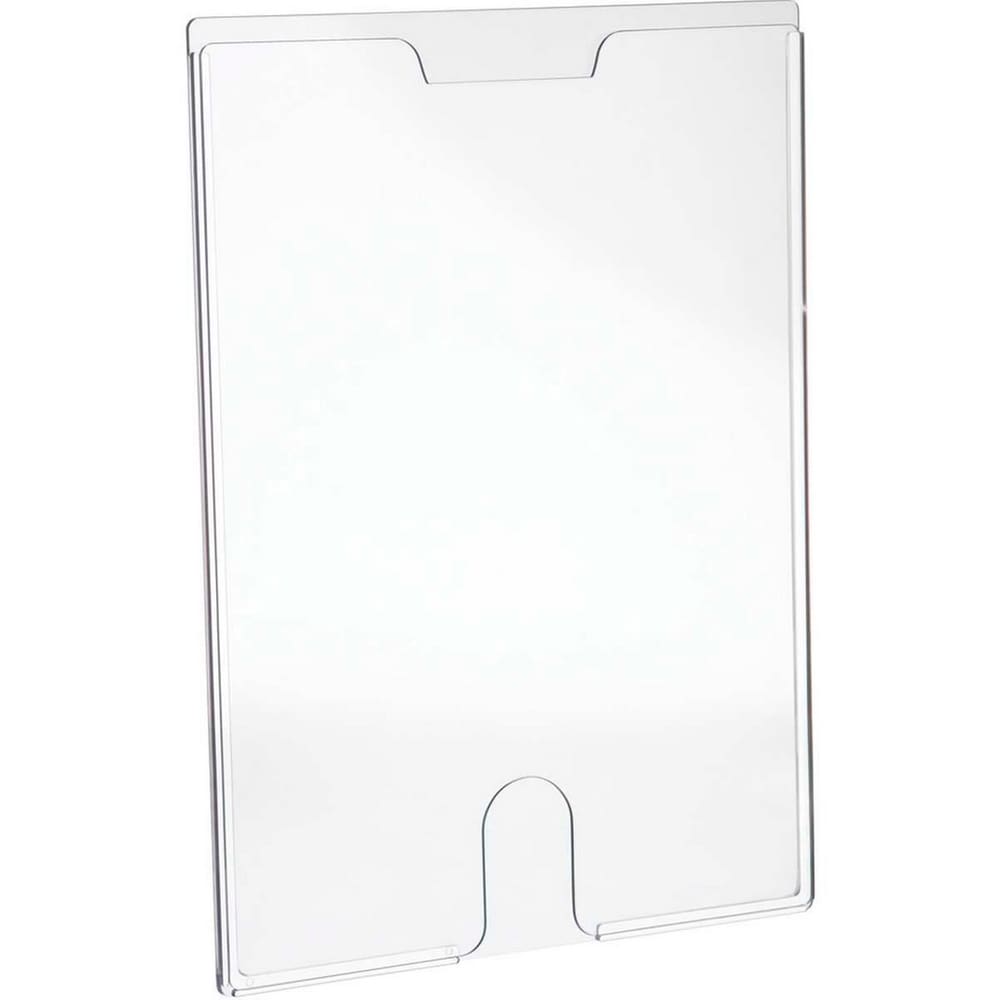 Kit 10 Display Expositor Folheto Informativo Office 32x24cm A4 Vertical Horizontal Cristal