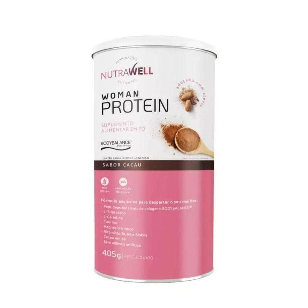Proteína De Colágeno Woman Protein Nutrawell Cacau 405G