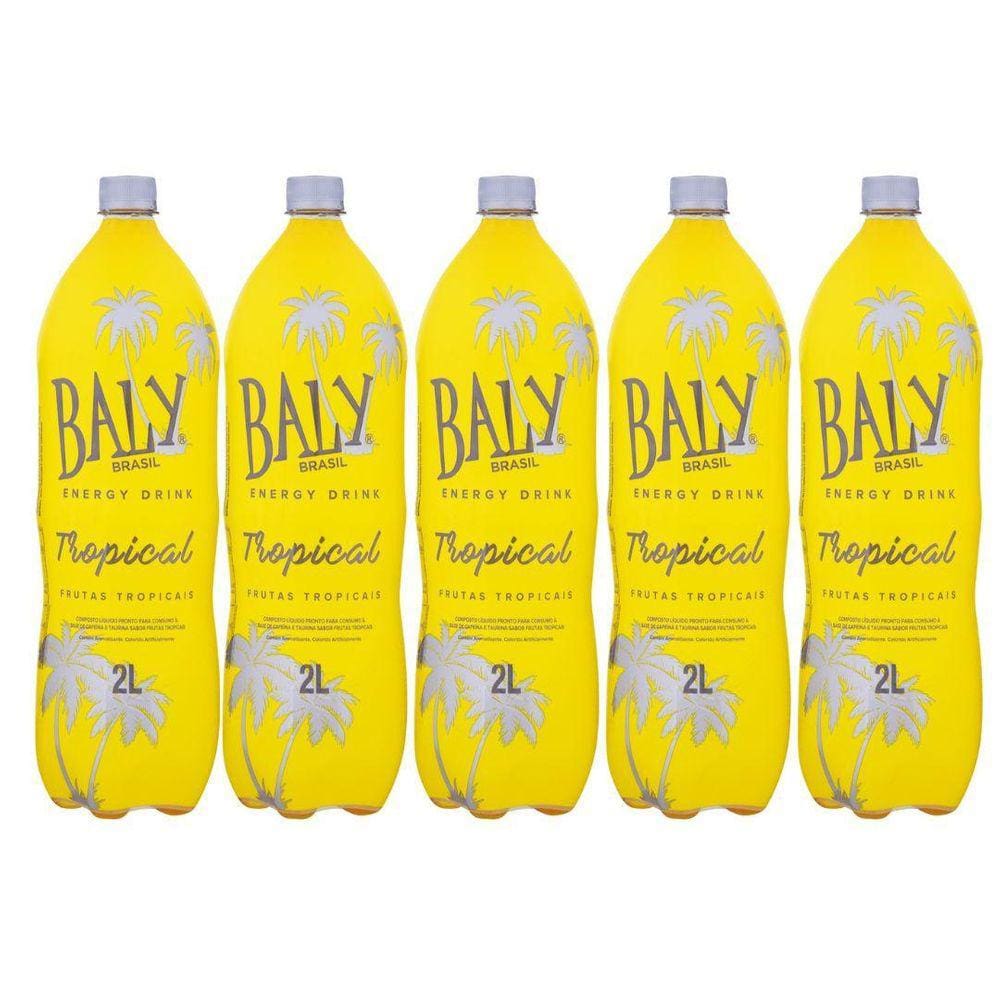 Energético Baly Tropical 2L - 5 Unidades