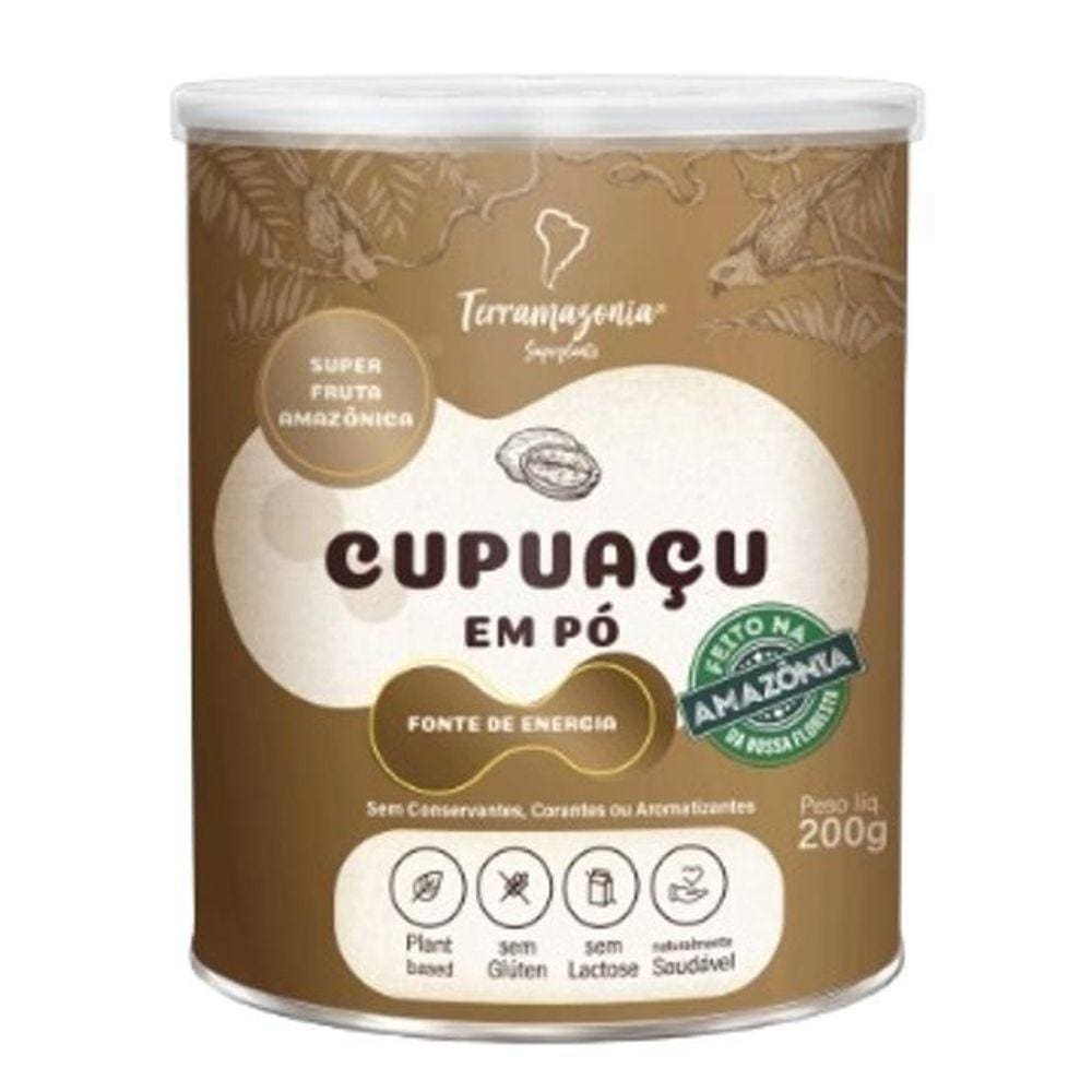 Cupuaçu Em Pó Sem Glúten Lata Terramazonia 200G