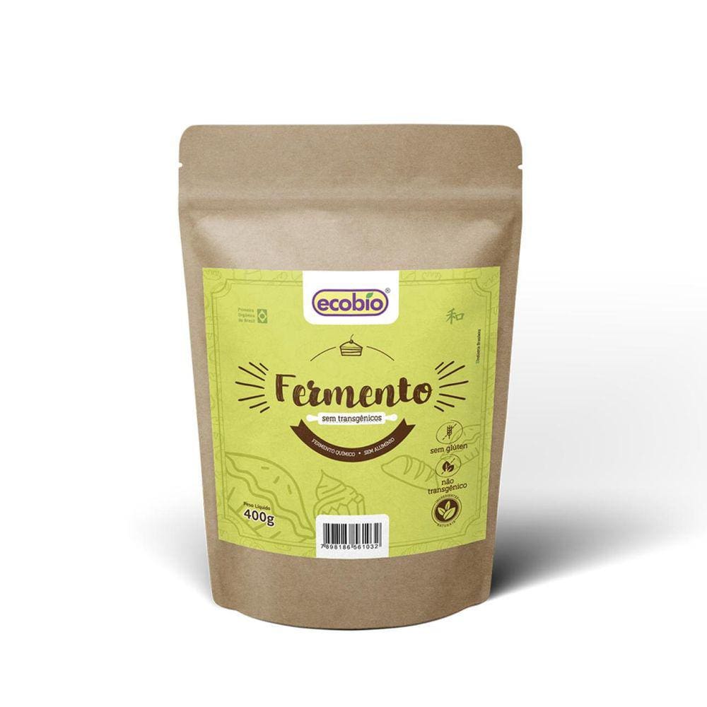 Kit 2X: Fermento Não Transgênico Ecobio 400g