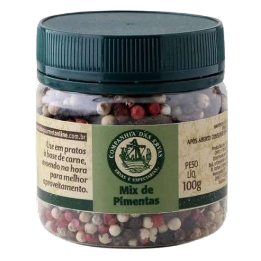 Kit 6X: Mix de Pimentas Companhia das Ervas 100g