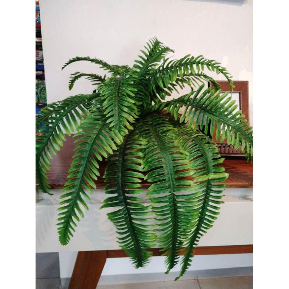 Vaso Polietileno Bege C/ Samambais