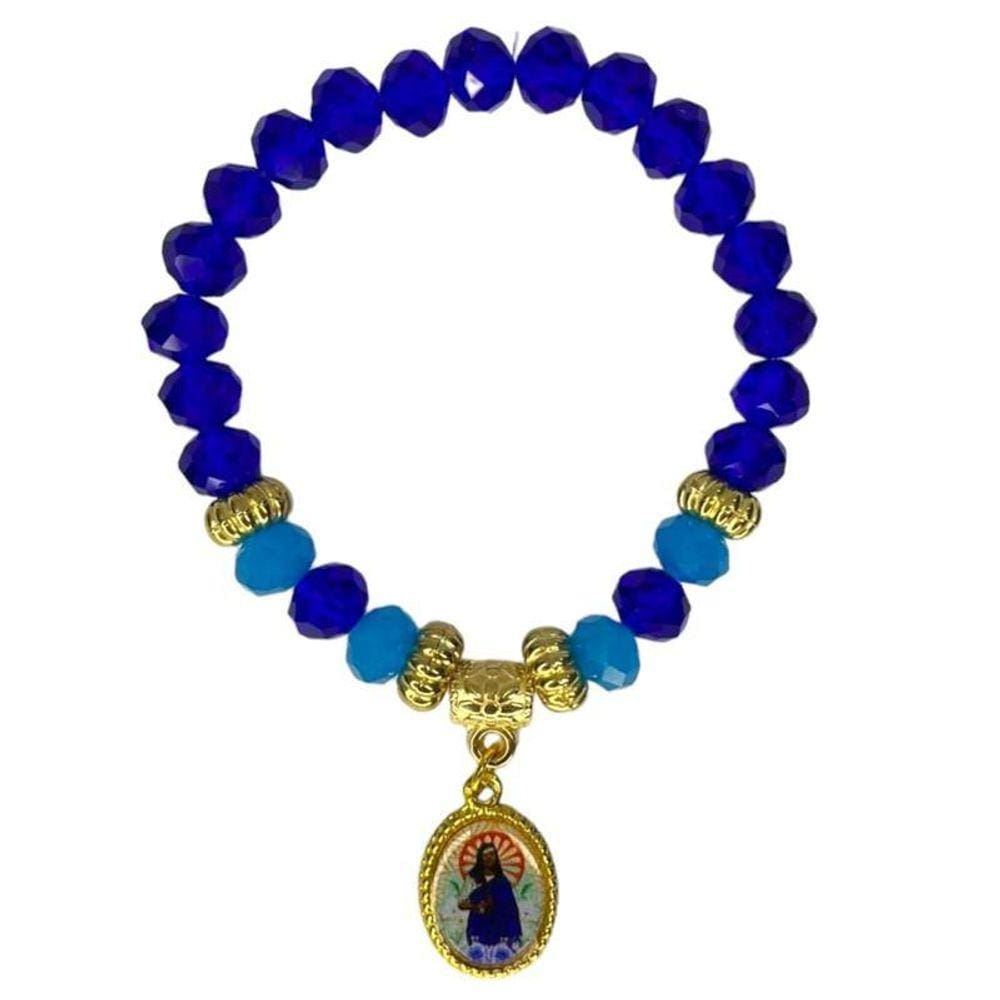 Pulseira Santa Sara Silicone Ajustável-Escolha A Cor