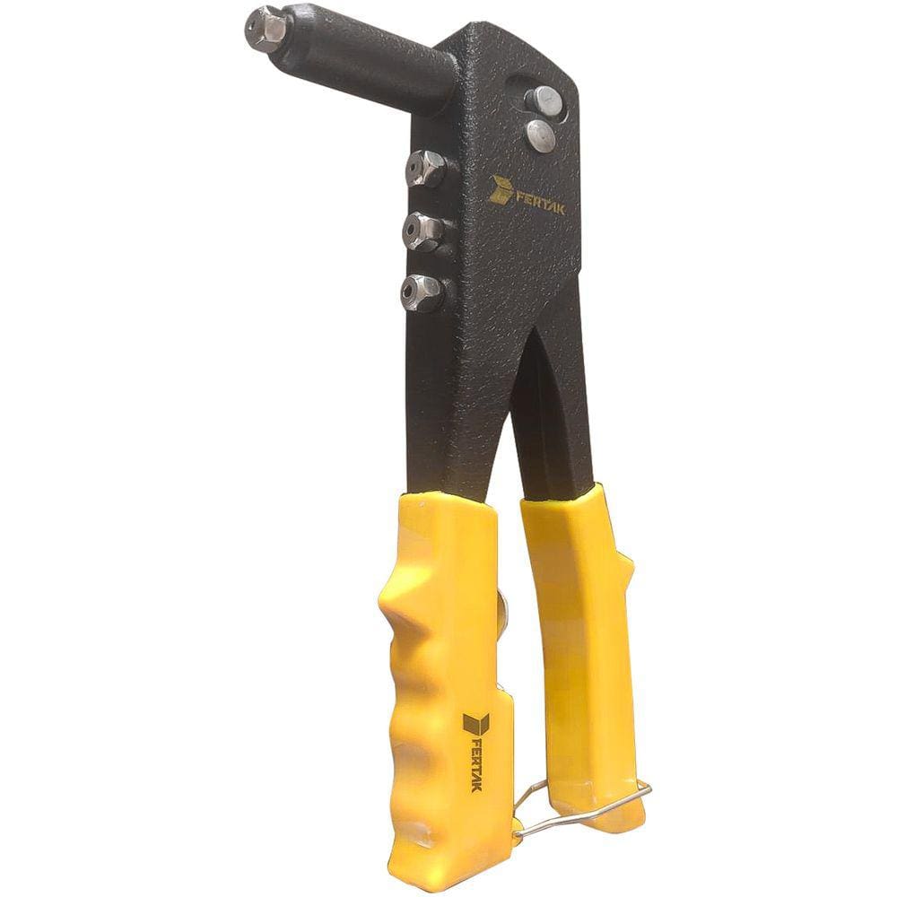 Alicate Rebitador Manual 25cm 4 Bicos Acompanha Chave Fertak Tools