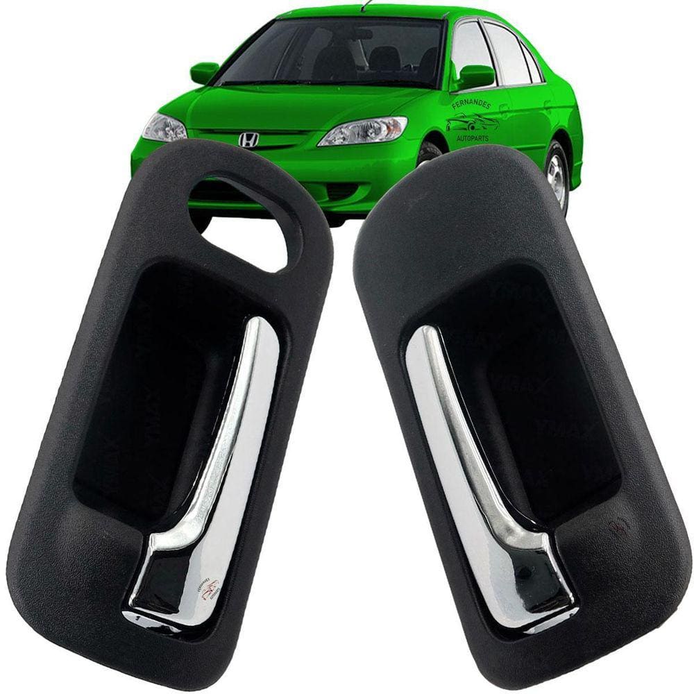 Par Maçaneta Puxador Interno Dianteira Civic 2003