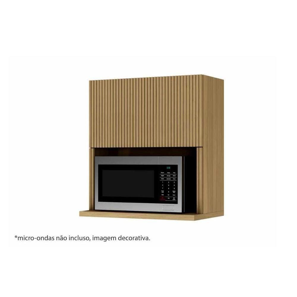Armário Aéreo p/ Cozinha Rainha c/ 1 Porta 70 cm Nature - Nesher