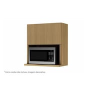 Armário Aéreo p/ Cozinha Rainha c/ 1 Porta 70 cm Nature - Nesher
