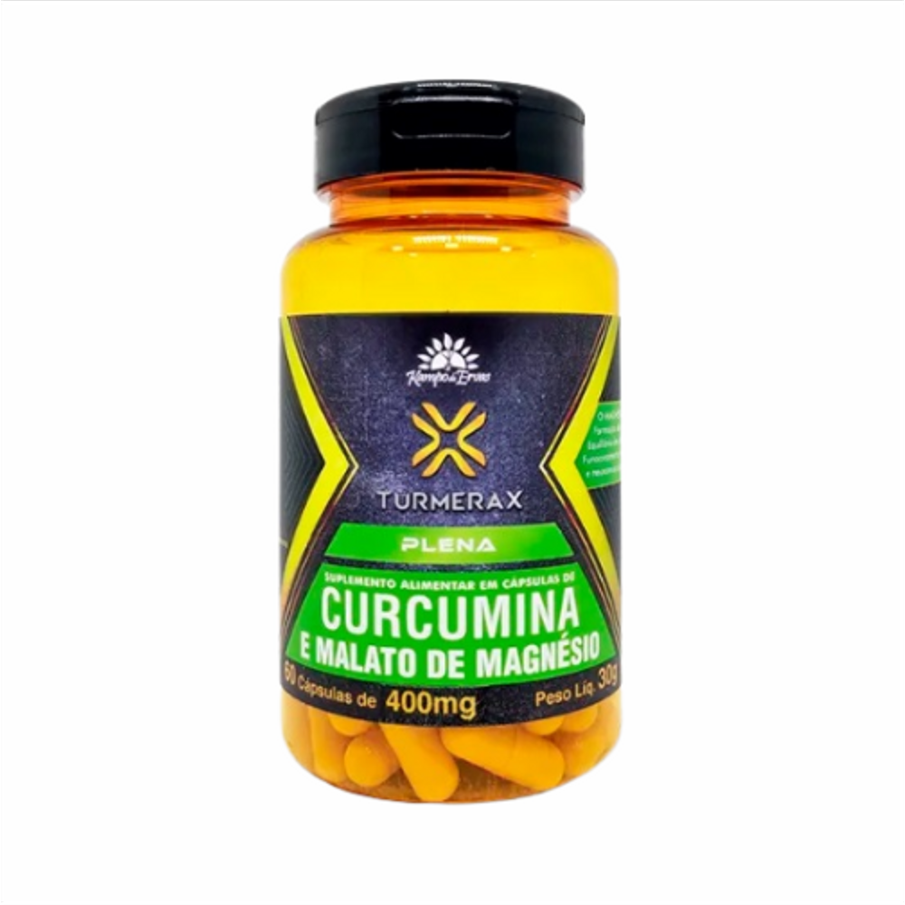 Kit 2X: Turmerax Plena Kampo de Ervas 60 Cápsulas 400mg