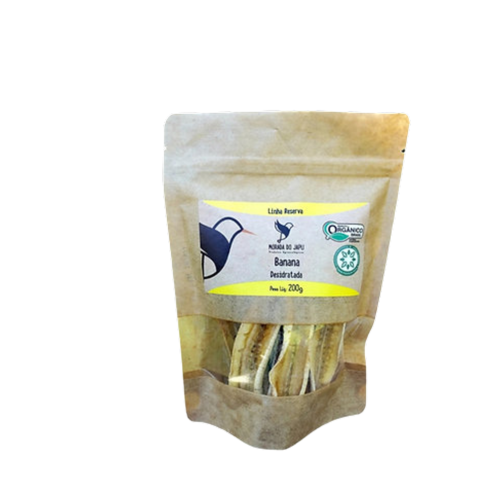 Banana Desidratada Orgânica Morada do Japu 200g