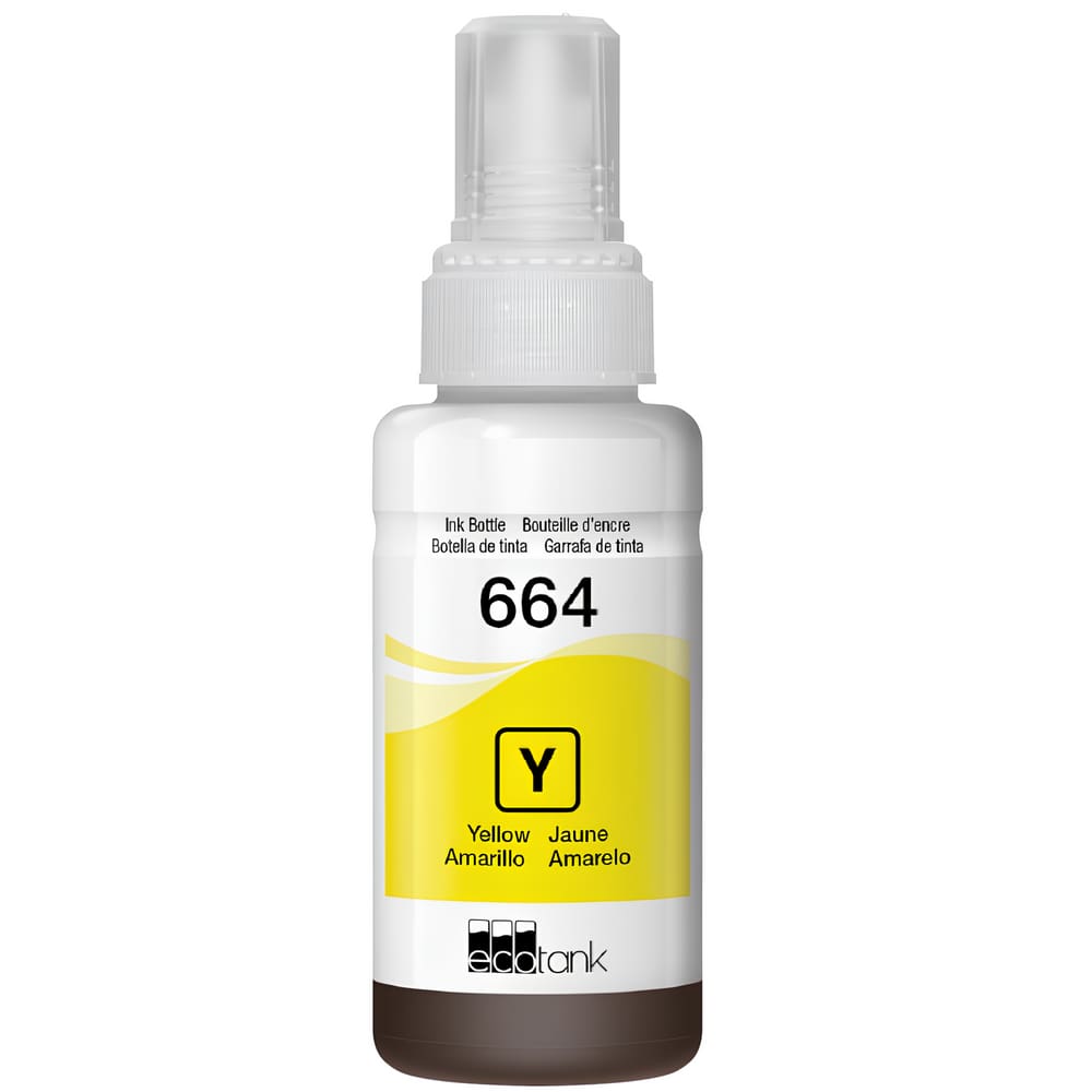 Refil de Tinta Para Epson L380 T664420 Yellow Compatível