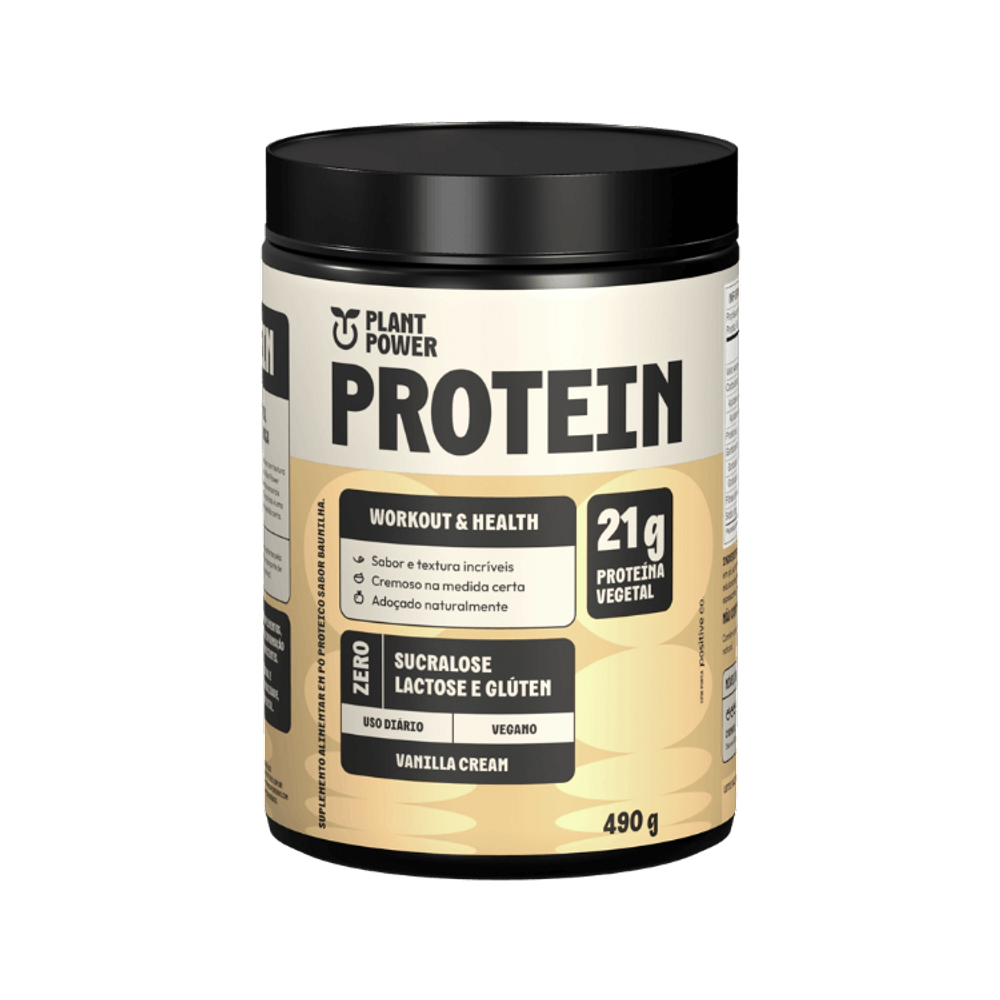 Proteína Vegana Baunilha Plant Power Protein 490g