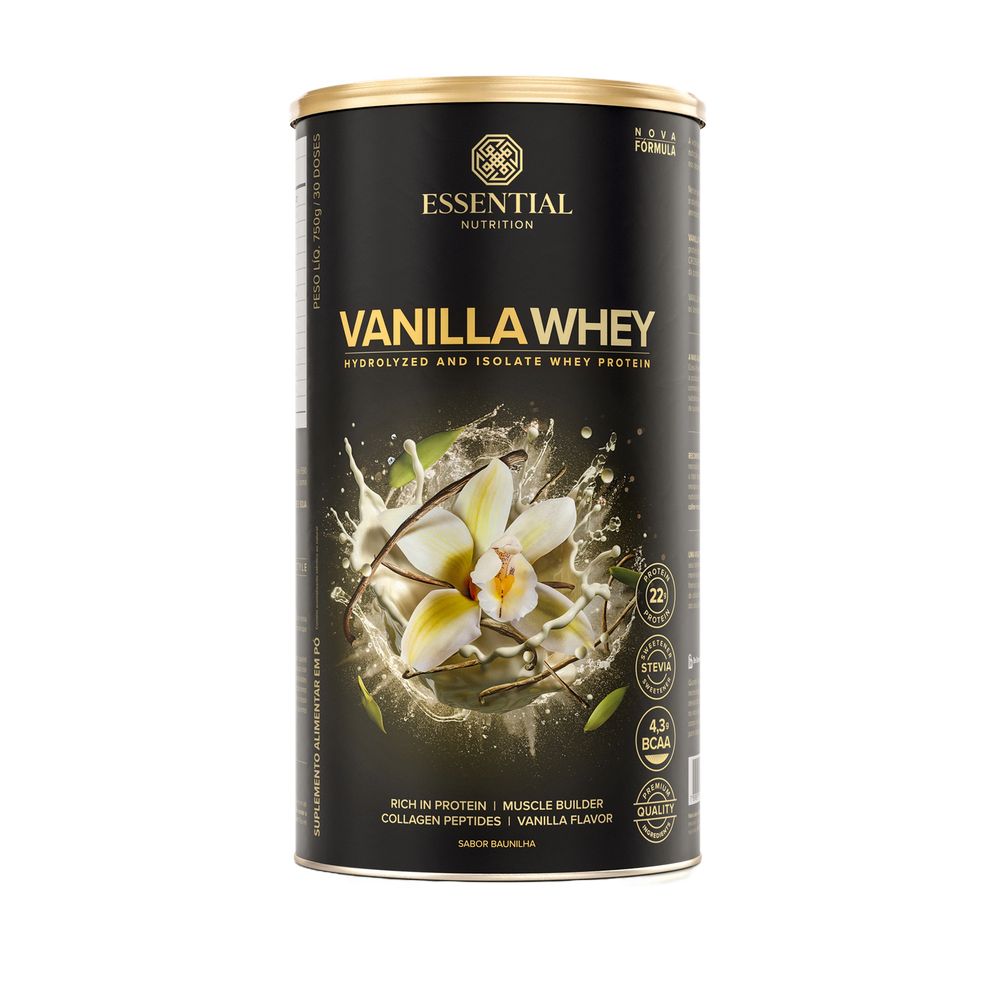 Vanilla Whey Essential Nutrition 750g