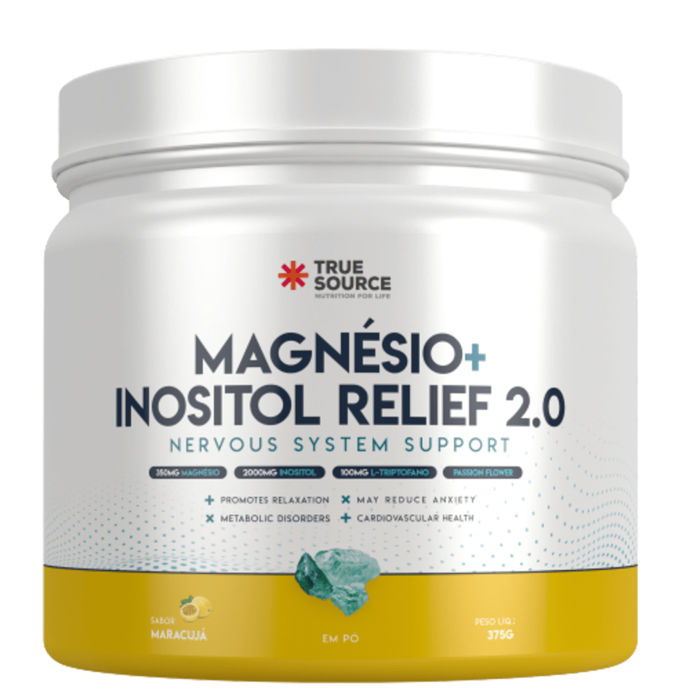 Magnésio + Inositol Relief 2.0 Maracujá True Source 375g