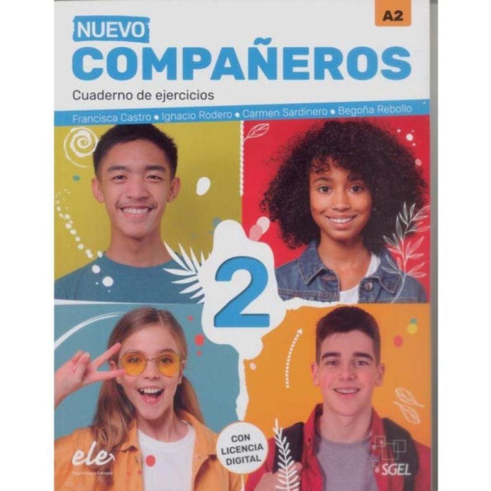 Nuevo Compañeros 2 - Cuaderno De Ejercícios + Licencia Digital