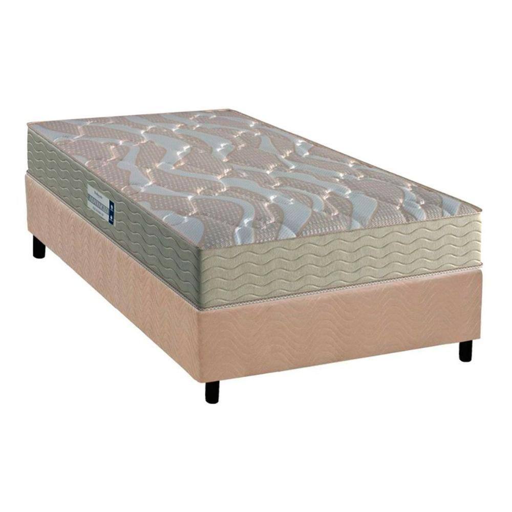 Cama Box Solteiro: Colchão Ortopédico Probel D45/EP Anatômico Firmepedic ProDormir Advanced Tech2000 + Base CRC Suede Clean(88x188)