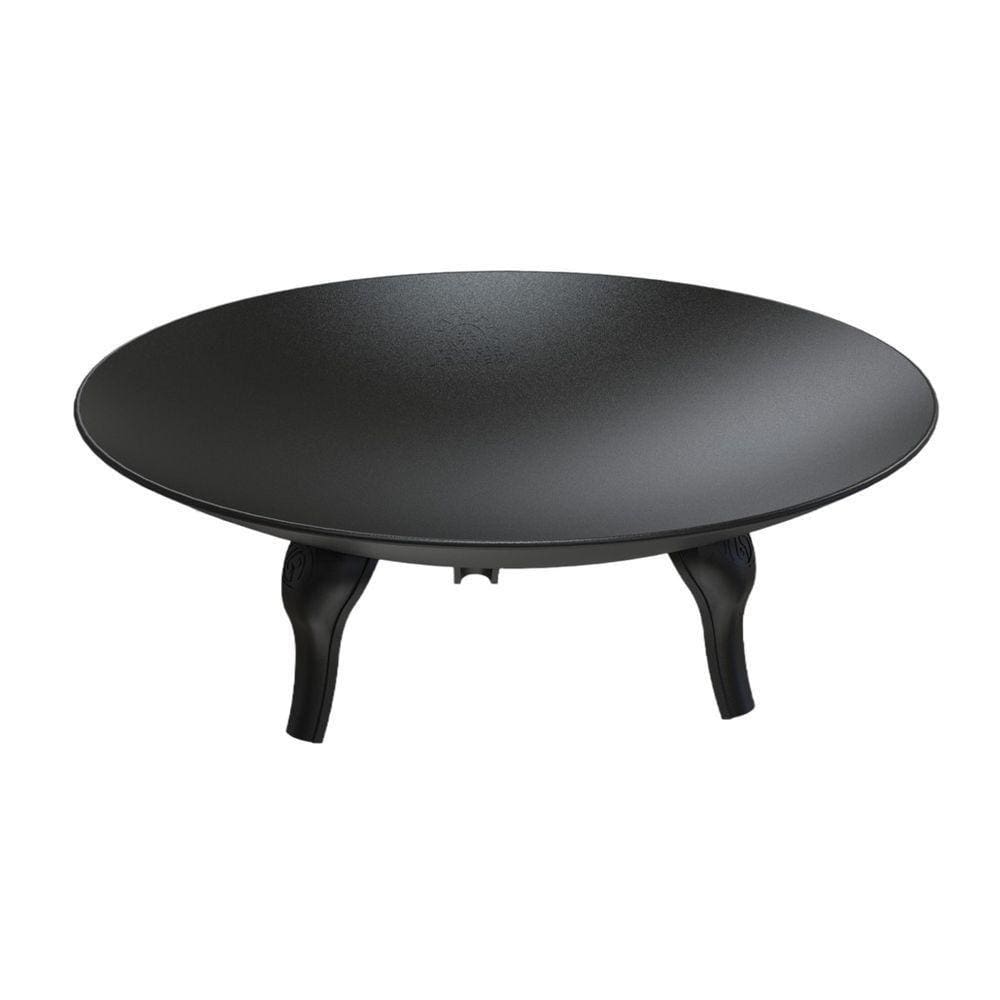Lareira Braseiro Jardim Ferro Externa Portátil Preta 100Cm