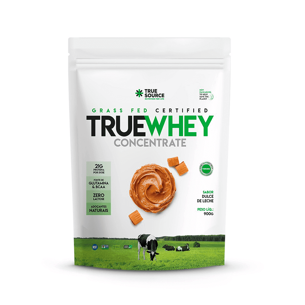 Kit 2X: Proteína True Concentrate Zero Lactose Dulce de Leche True Source 900g