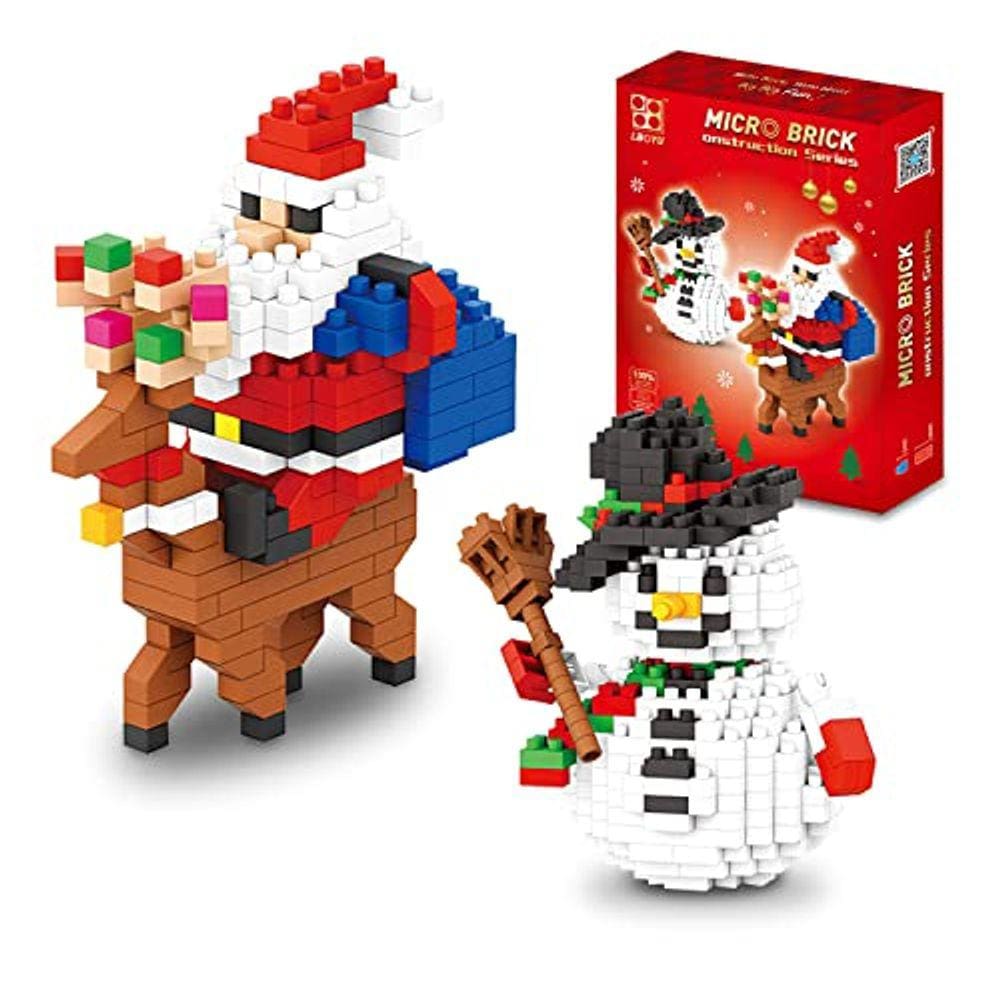 Conjunto de Personagens de Papai Noel e Boneco de Neve de Natal 2022, presentes de Natal e Aniversário, adequados para crianças com mais de 9 anos (72