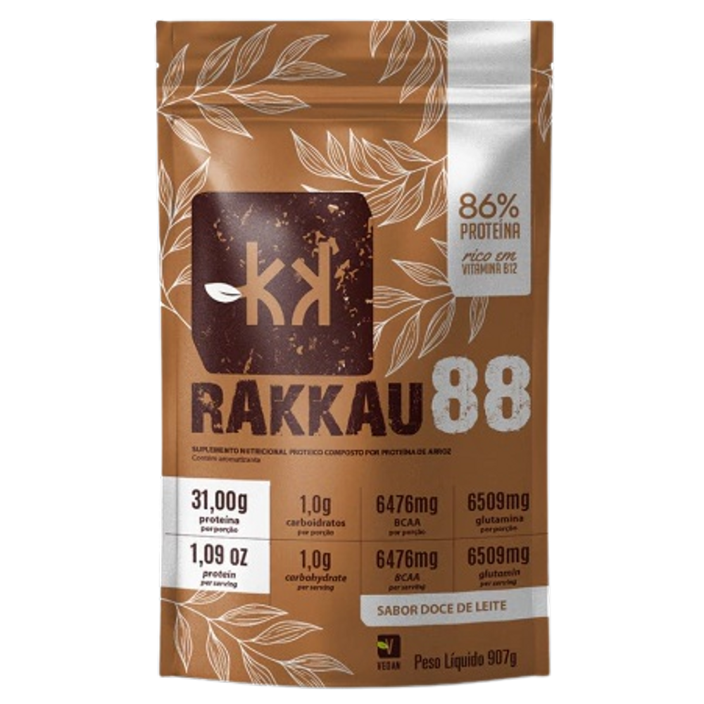 Kit 2X: Rakkau 88 Doce de Leite Proteína Vegana 907g