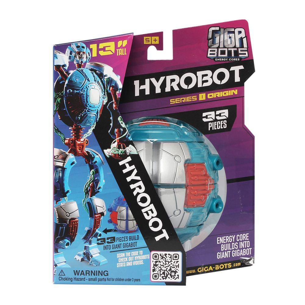 Boneco de ação Giga Bots Energy Cores HYROBOT 33cm com Acc