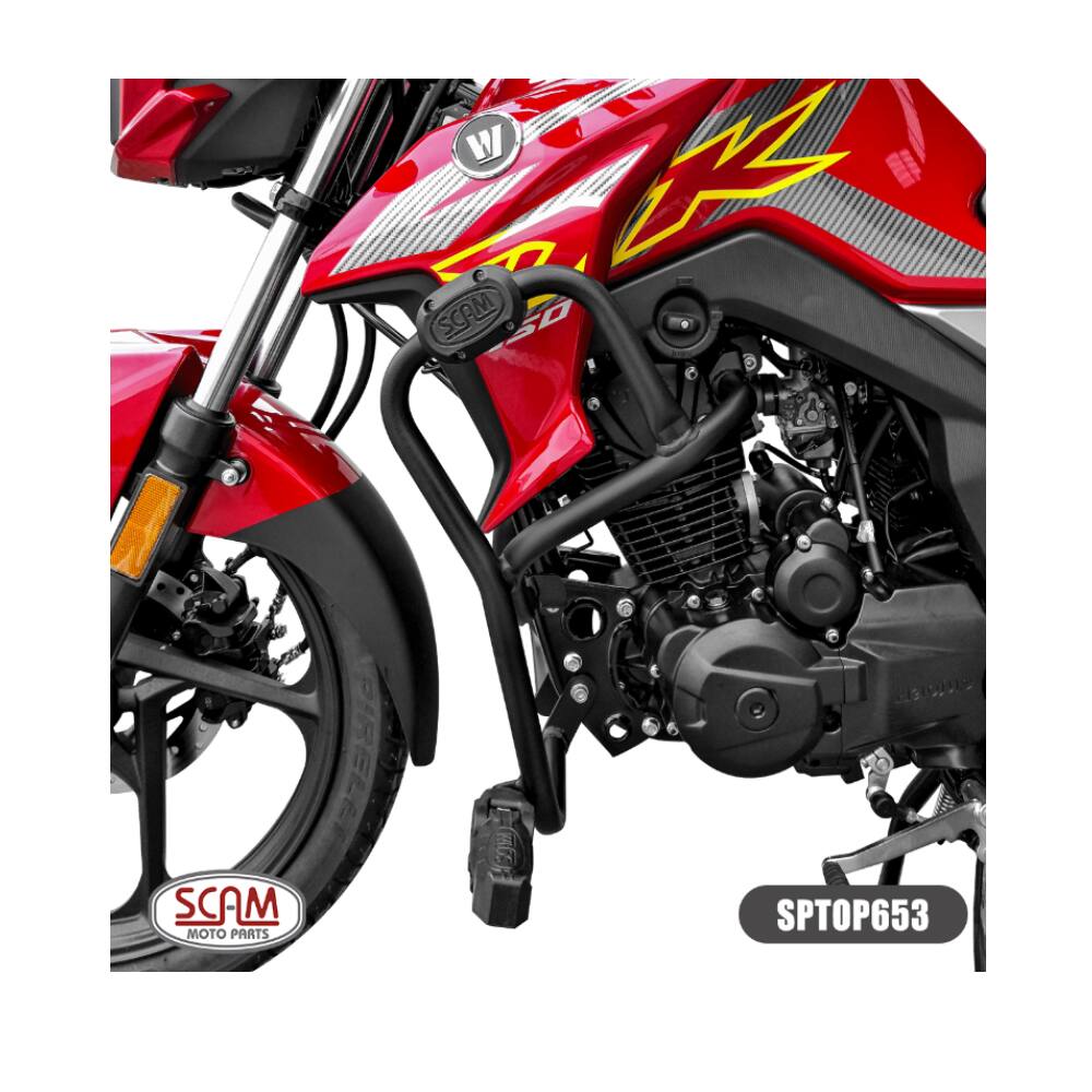 Protetor De Motor Haojue Dk150 2018+ Scam Sptop653