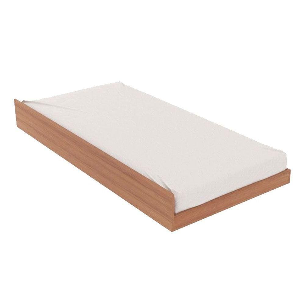 Cama Auxiliar Solteiro CM8008 Amêndoa - Tecno Mobili