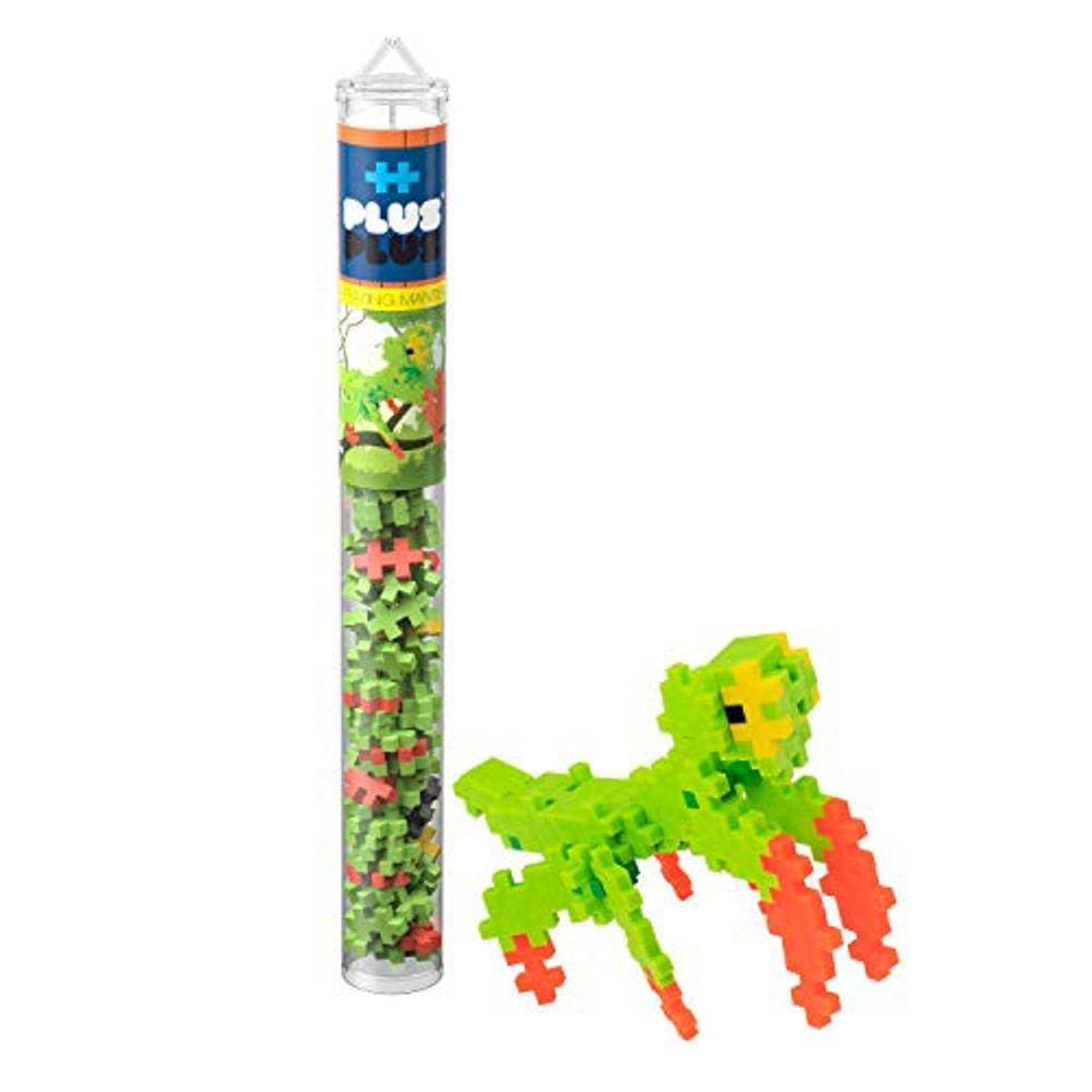 PLUS PLUS – Mini Tubo Maker – Louva-a-deus – 70 peças, Construção de edifícios STEM | Brinquedo STEAM, Mini Blocos de Quebra-Cabeça Interligados para