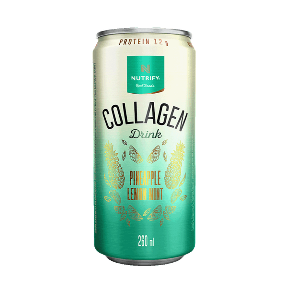 Kit 2X: Collagen Drink Abacaxi, Hortelã/Limão Nutrify 260ml