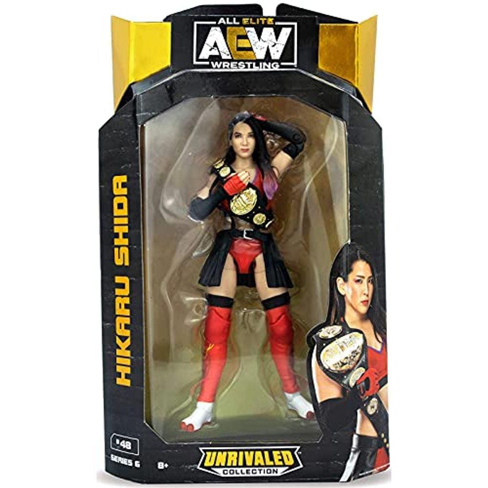 Hikaru Shida - AEW Inigualável 6 Jazwares Toy Wrestling Action Figure
