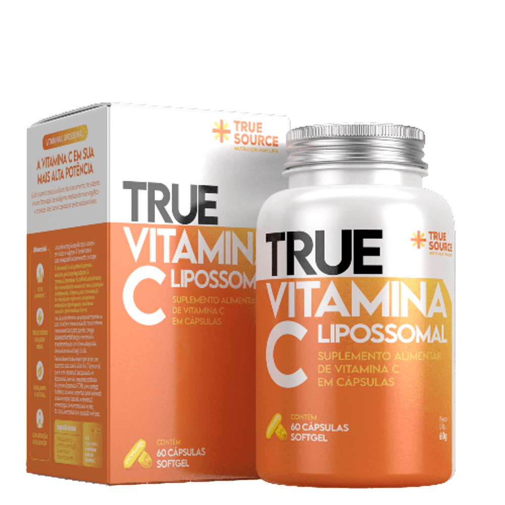 Kit 2X: Vitamina C Lipossomal True Source 60 Cápsulas
