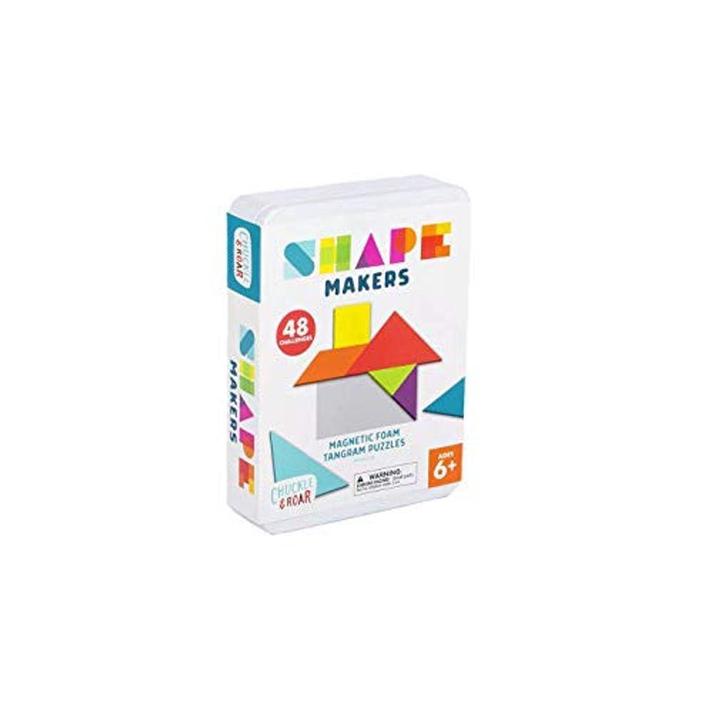 Chuckle & Roar Shape Makers - Jogo de Tangramas de Espuma Magnética