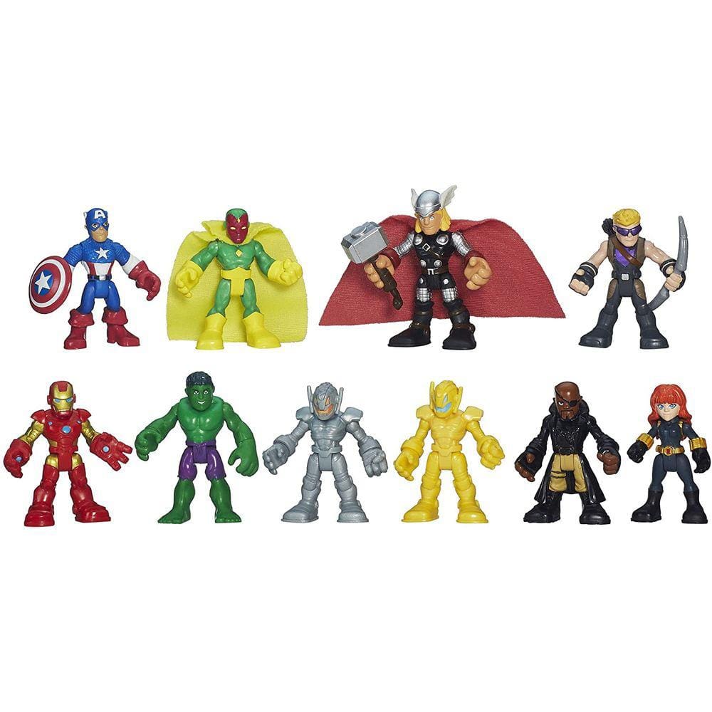 Playskool 10 Figuras de Ação Colecionáveis de 2,5 Polegadas