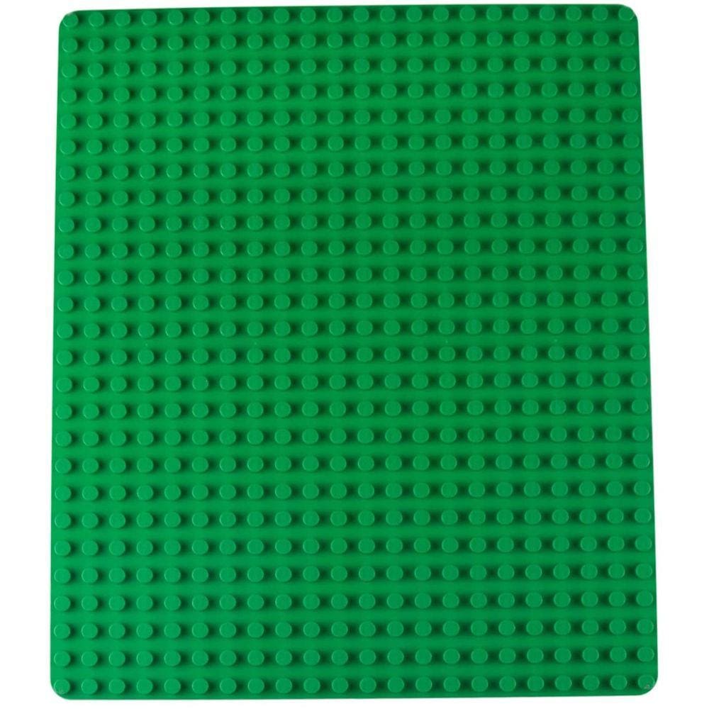 Estritamente Briks Classic Big Briks Baseplate 100% Compatível com todas as principais marcas | Pegs grandes para crianças | 13,75” x 16,25”