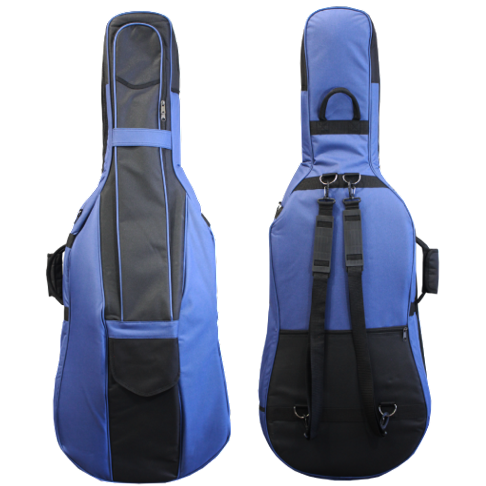 Bag Capa Violoncelo Cello Azul Extra Luxo 4/4