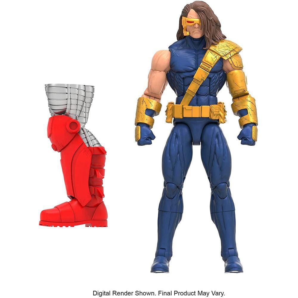 Hasbro Marvel Legends Série 6 polegadas Scale Action Figure Toy Marvel`s Cyclops, Premium Design, 1 Figure, e 1 Build-A-Figure Part