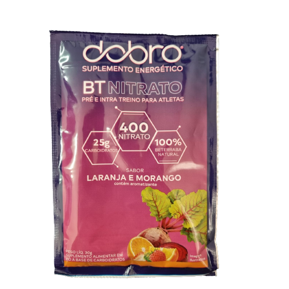 Kit 6X: BT Nitrato Laranja e Morango Sachê Dobro 30g