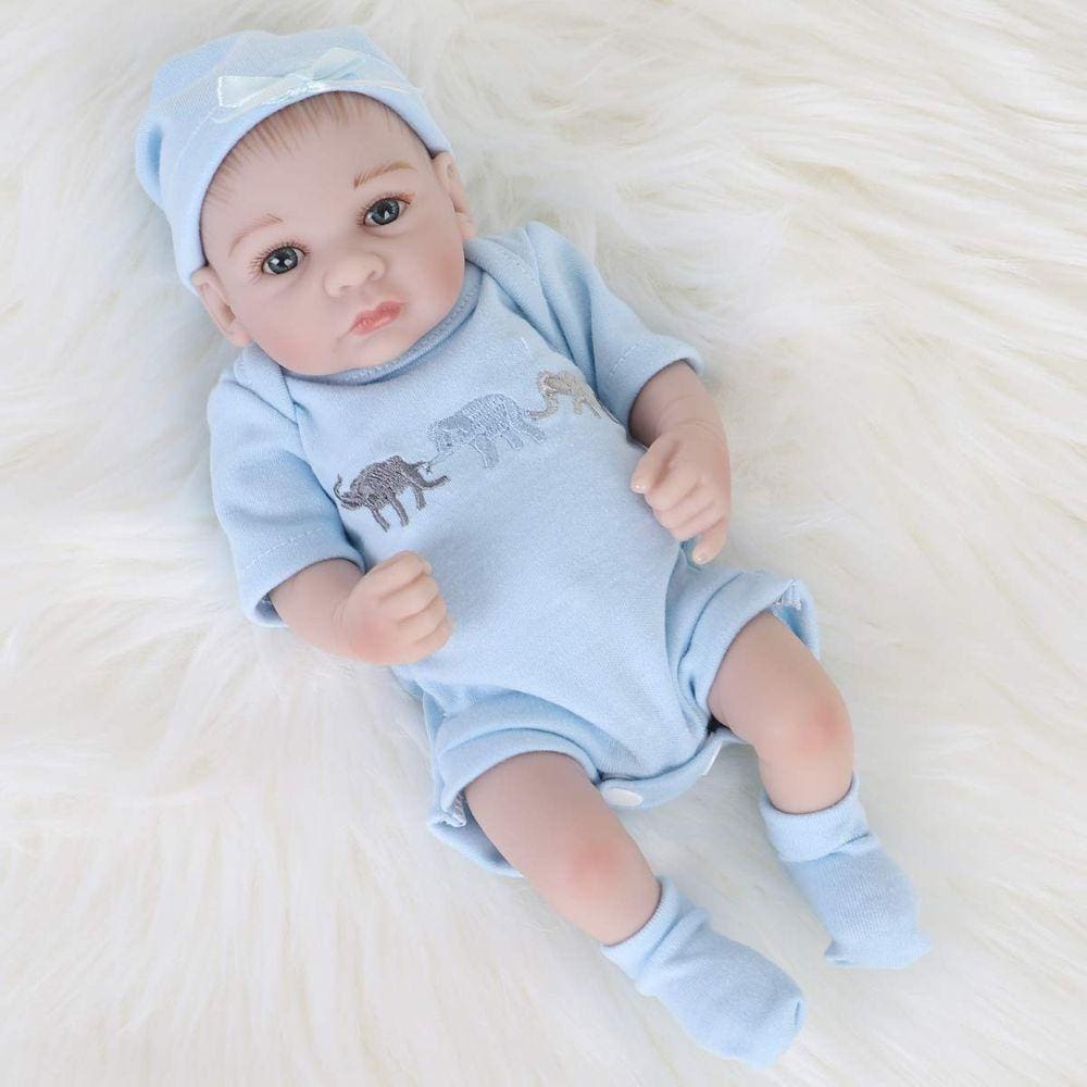 Reborn Baby Doll ENADOLL Boy em vinil de silicone de 10 pole